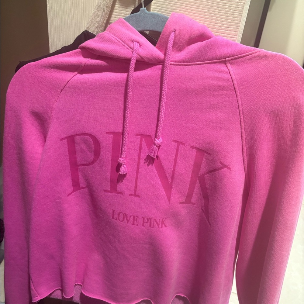PINK Victoria's Secret Bright Pink Hoodie